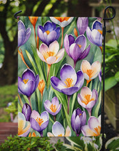 Load image into Gallery viewer, Crocus Flowers Garden Flag