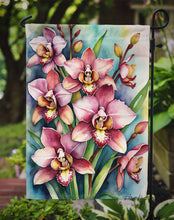 Load image into Gallery viewer, Cymbidium Orchids Garden Flag