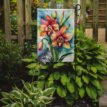 Load image into Gallery viewer, Cymbidium Orchids Garden Flag