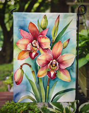 Load image into Gallery viewer, Cymbidium Orchids Garden Flag