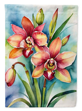 Load image into Gallery viewer, Cymbidium Orchids Garden Flag