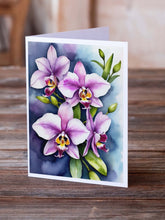 Load image into Gallery viewer, Dendrobium Orchids Greeting Cards Pack of 8
