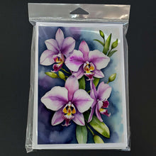 Load image into Gallery viewer, Dendrobium Orchids Greeting Cards Pack of 8