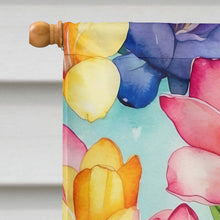 Load image into Gallery viewer, Freesia Flowers House Flag
