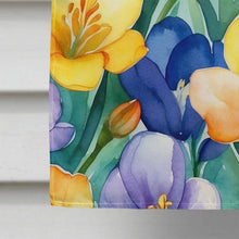 Load image into Gallery viewer, Freesia Flowers House Flag