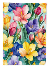 Load image into Gallery viewer, Freesia Flowers Garden Flag