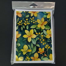 Load image into Gallery viewer, Hypericum or St. John�s Wort Greeting Cards Pack of 8
