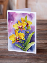 Load image into Gallery viewer, Oncidium Orchids Greeting Cards Pack of 8
