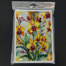 Load image into Gallery viewer, Oncidium Orchids Greeting Cards Pack of 8