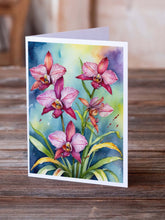 Load image into Gallery viewer, Orchids Greeting Cards Pack of 8