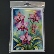 Load image into Gallery viewer, Orchids Greeting Cards Pack of 8