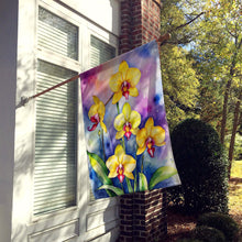 Load image into Gallery viewer, Paphiopedilum Orchids House Flag