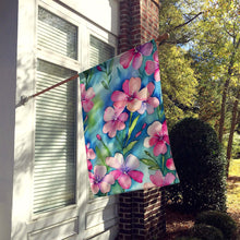 Load image into Gallery viewer, Phlox Flowers House Flag