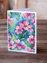 Load image into Gallery viewer, Phlox Flowers Greeting Cards Pack of 8