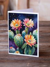 Load image into Gallery viewer, Queen of the Night Cactus Greeting Cards Pack of 8
