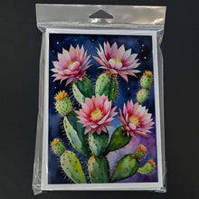 Load image into Gallery viewer, Queen of the Night Cactus Greeting Cards Pack of 8