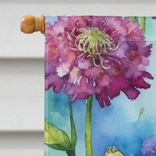 Load image into Gallery viewer, Scabiosa Flowers House Flag