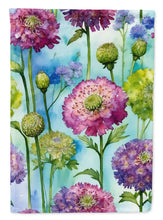 Load image into Gallery viewer, Scabiosa Flowers House Flag
