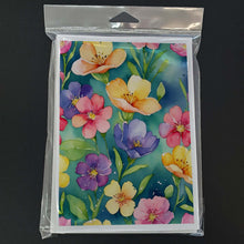 Load image into Gallery viewer, Stock, or Gillyflower Flowers Greeting Cards Pack of 8