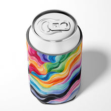 Load image into Gallery viewer, Progress Pride Waves of Unity Can or Bottle Hugger