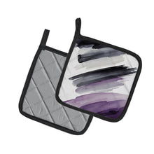 Load image into Gallery viewer, Asexual Pride Pair of Pot Holders