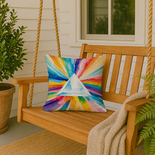 Load image into Gallery viewer, Gay Pride Intersectional Prism  Throw Pillow