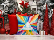 Load image into Gallery viewer, Gay Pride Intersectional Prism  Throw Pillow
