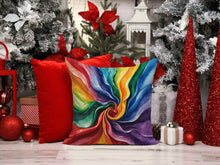 Load image into Gallery viewer, Gay Pride Throw Pillow