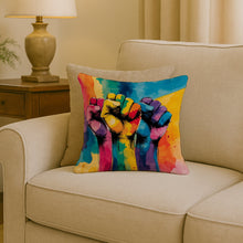 Load image into Gallery viewer, Gay Rights are Human Rights Throw Pillow