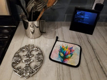 Load image into Gallery viewer, Seeds of Equality Pride Pair of Pot Holders