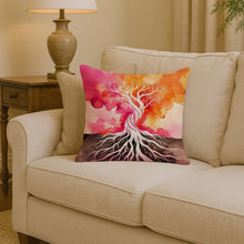 Load image into Gallery viewer, Rooted in Lesbian Pride Throw Pillow