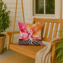 Load image into Gallery viewer, Rooted in Lesbian Pride Throw Pillow