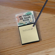 Load image into Gallery viewer, One Thought Per Square Please Funny Sticky Note Holder