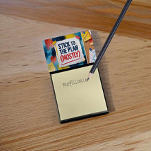 Load image into Gallery viewer, Stick to the Plan Mostly Funny Sticky Note Holder