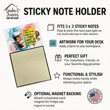 Load image into Gallery viewer, Don’t talk to me Sticky Note Holder – Funny Nursing Desk Accessory, Made in USA