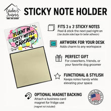 Load image into Gallery viewer, Fluent in Sticky Note Holder – Funny Nursing Desk Accessory, Made in USA