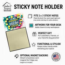 Load image into Gallery viewer, I’m not disorganized Sticky Note Holder – Funny Nursing Desk Accessory, Made in USA