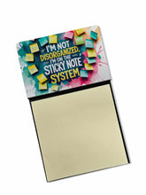 Load image into Gallery viewer, I’m not disorganized Sticky Note Holder – Funny Nursing Desk Accessory, Made in USA