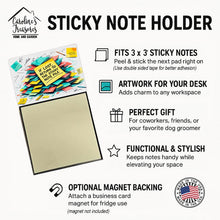 Load image into Gallery viewer, If lost, return to the pile Sticky Note Holder – Funny Nursing Desk Accessory, Made in USA