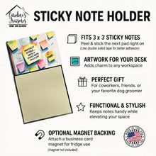 Load image into Gallery viewer, Mentally stable Sticky Note Holder – Funny Nursing Desk Accessory, Made in USA