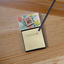 Load image into Gallery viewer, My plan of care Sticky Note Holder – Funny Nursing Desk Accessory, Made in USA