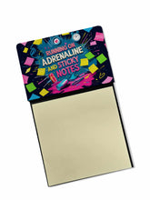 Load image into Gallery viewer, Running on adrenaline Sticky Note Holder – Funny Nursing Desk Accessory, Made in USA