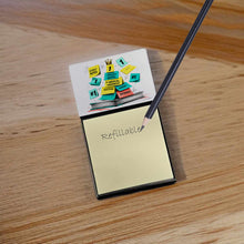Load image into Gallery viewer, Medical hierarchy Sticky Note Holder – Funny Nursing Desk Accessory, Made in USA