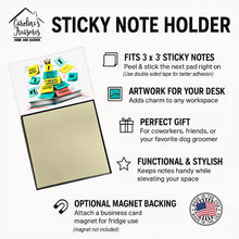 Load image into Gallery viewer, Medical hierarchy Sticky Note Holder – Funny Nursing Desk Accessory, Made in USA