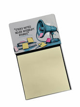 Load image into Gallery viewer, Never interrupt rounds Sticky Note Holder – Funny Nursing Desk Accessory, Made in USA