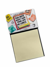 Load image into Gallery viewer, Might save your life Sticky Note Holder – Funny Nursing Desk Accessory, Made in USA