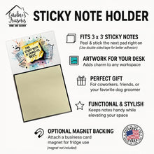 Load image into Gallery viewer, Doing its best Sticky Note Holder – Funny Nursing Desk Accessory, Made in USA