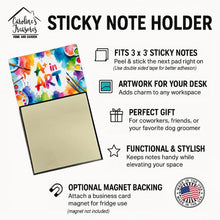 Load image into Gallery viewer, A+ in Art Funny Sticky Note Holder for Teacher's Gift