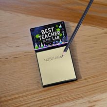 Load image into Gallery viewer, Best Teacher in the Lab Funny Sticky Note Holder for Teacher's Gift