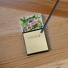 Load image into Gallery viewer, Classroom Vibes Funny Sticky Note Holder for Teacher's Gift